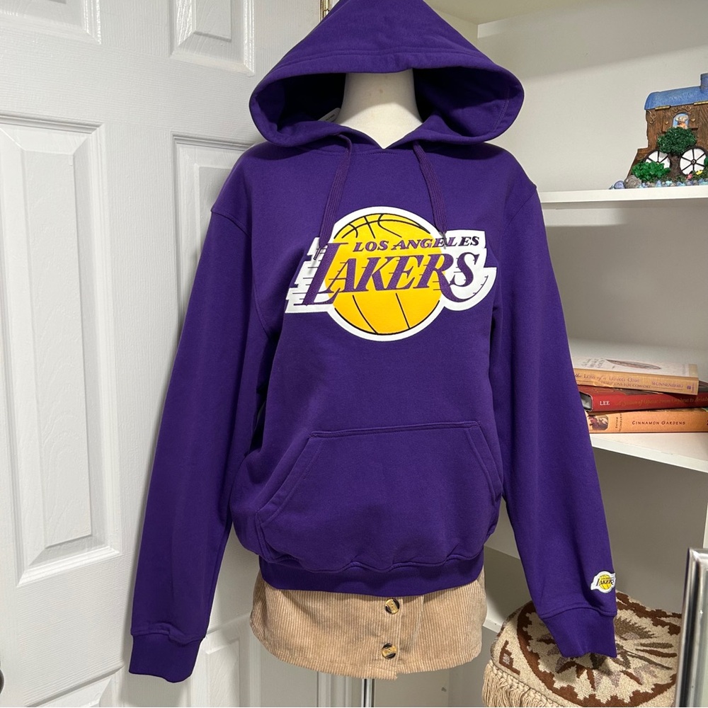 NBA Purple Fleece Hoodie LAKERS